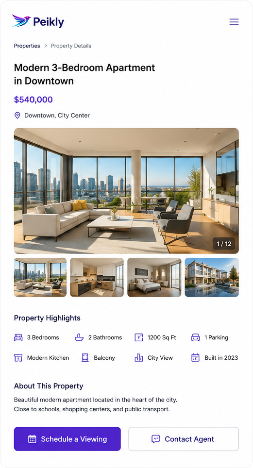 Real Estate Marketing Automation real estate website